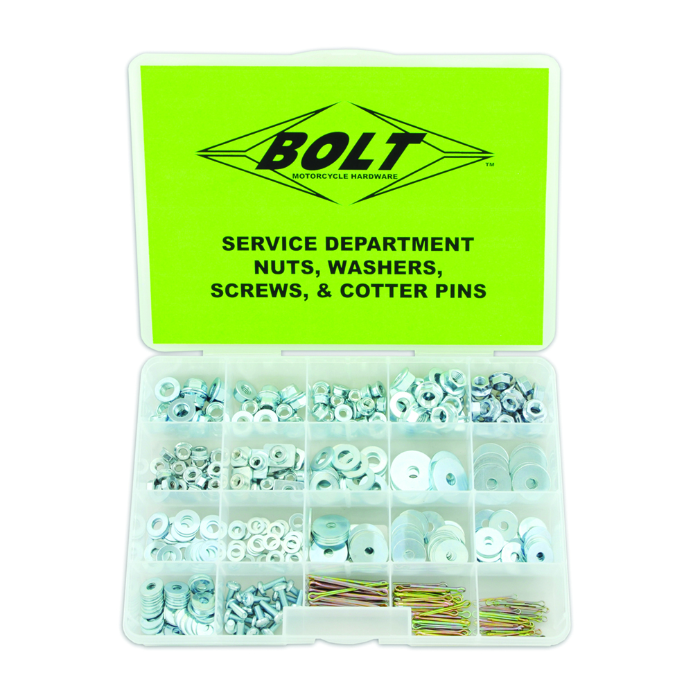 ASSORTMENT BOX NUT,WASHER,SCREWS AND COTTER PIN